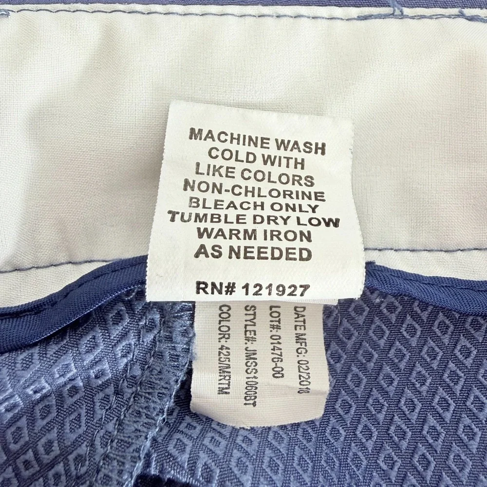 johnnie-O Prep-Formance Mulligan‎ Maritime Blue Chino Golf Shorts Big & Tall 44T